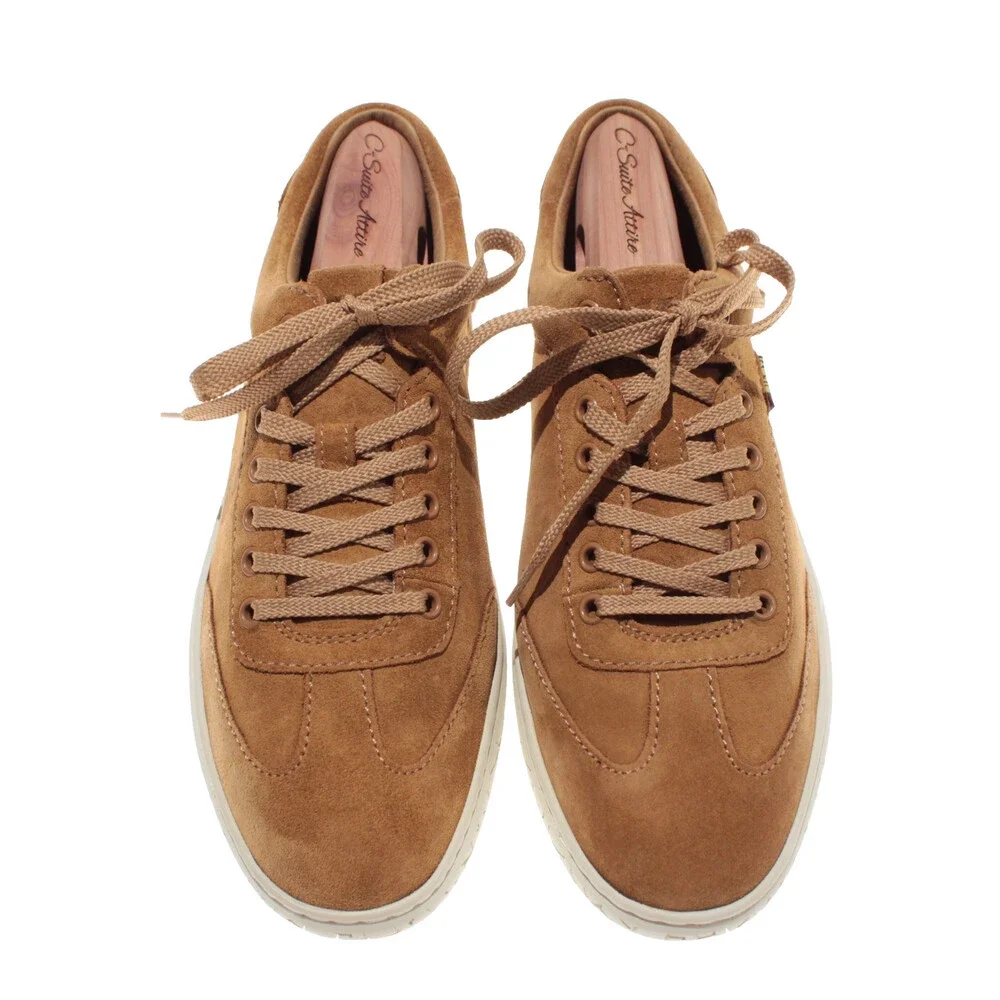 Piloti NWB Shift Lace Up Driving Sneakers Size 7 US in Light Brown Suede